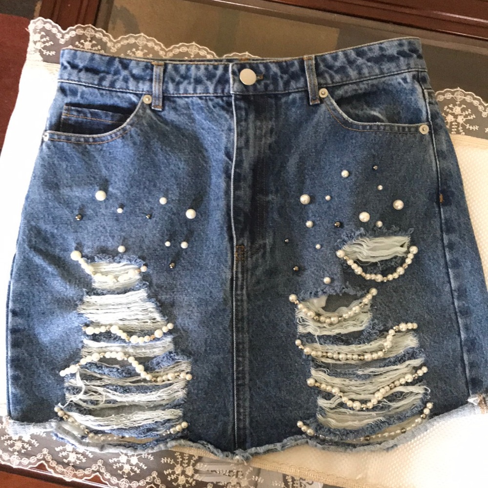 Forever 21 Jean Skirt